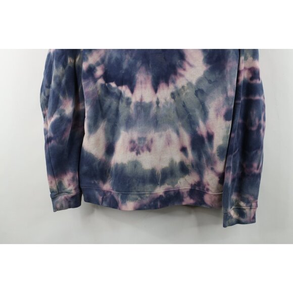 Vtg Y2K Nike Volleyball Womens Medium Spell Out Acid Wash Crewneck Sweatshirt - Picture 3 of 13